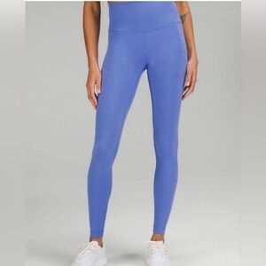 Lululemon Wunder Train High Rise WITH POCKETS 25”Blue/Purple Leggings